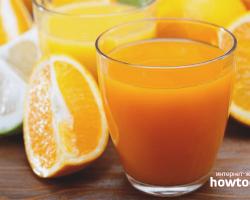 Svježa naranča: prednosti i štete Kako napraviti svježu naranču