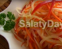 Daikon салат - энгийн бөгөөд амттай жор