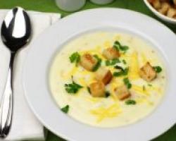 Крем-суп із цвітної капусти