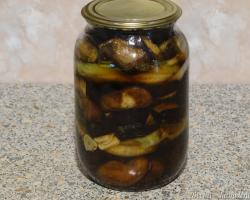 Spicy eggplant appetizer for the winter