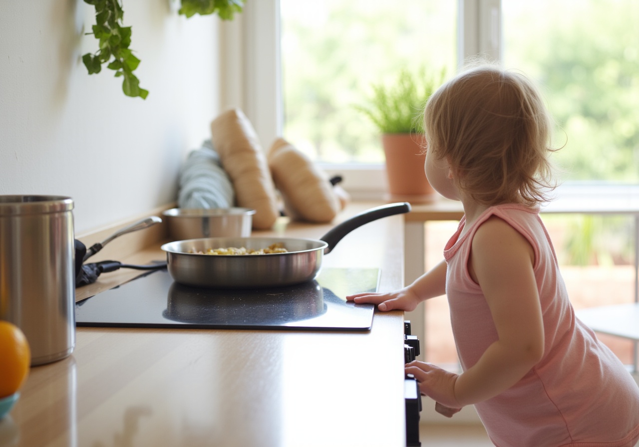 Безопасная кухня для ребенка: выбираем индукционную плиту